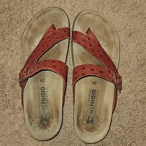 Mephisto Helen, Dark Red textured, size 39/9